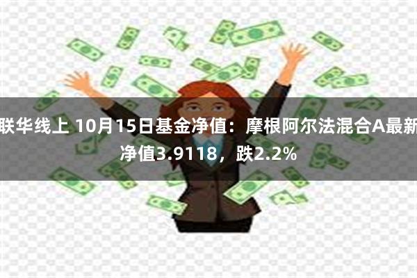 联华线上 10月15日基金净值：摩根阿尔法混合A最新净值3.9118，跌2.2%